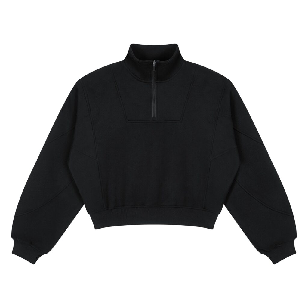 Women’s Loose Fleece Quarter-Zip Sweatshirt