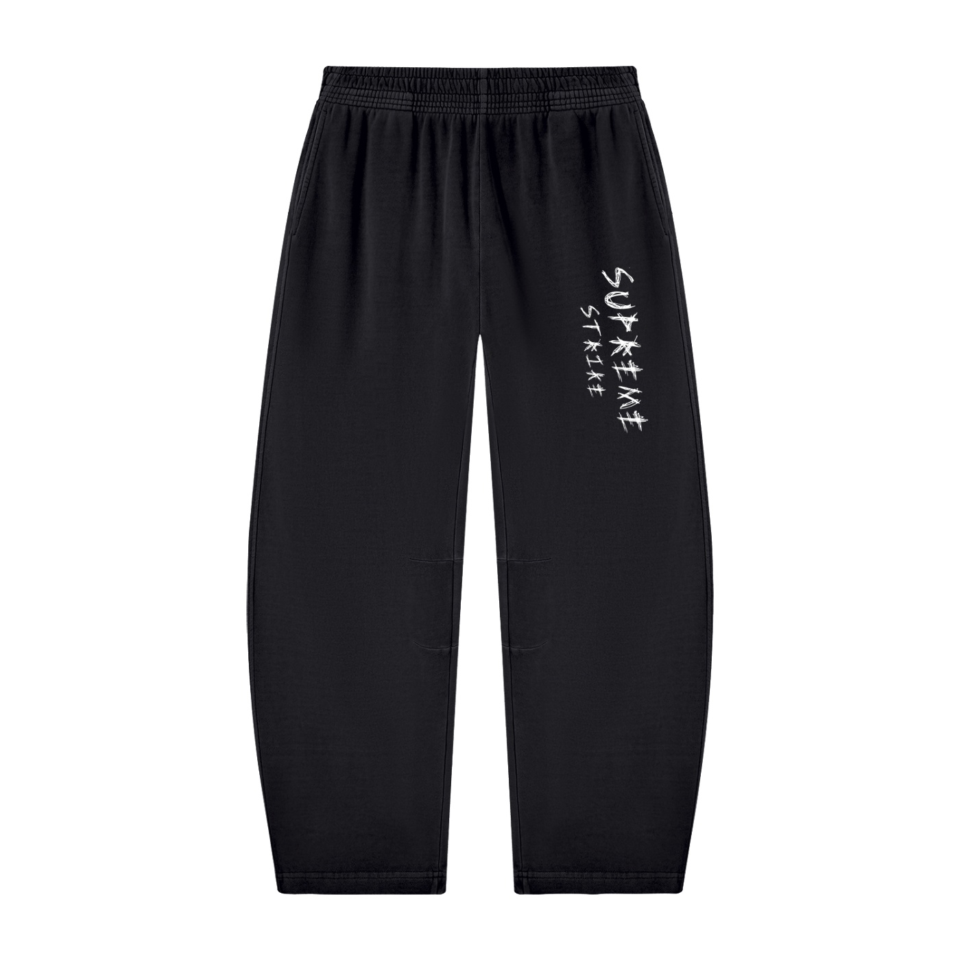 Unisex Vintage Washed Barrel Leg Sweatpants