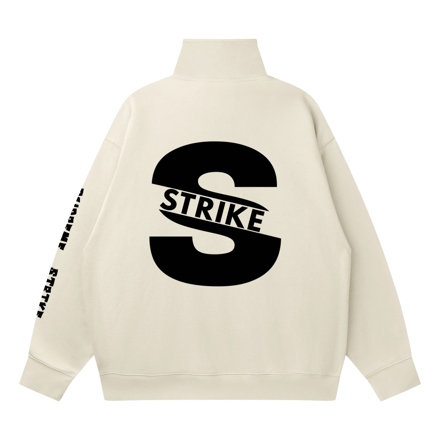 Quarter-Zip Drop Shoulder Sweatshirt