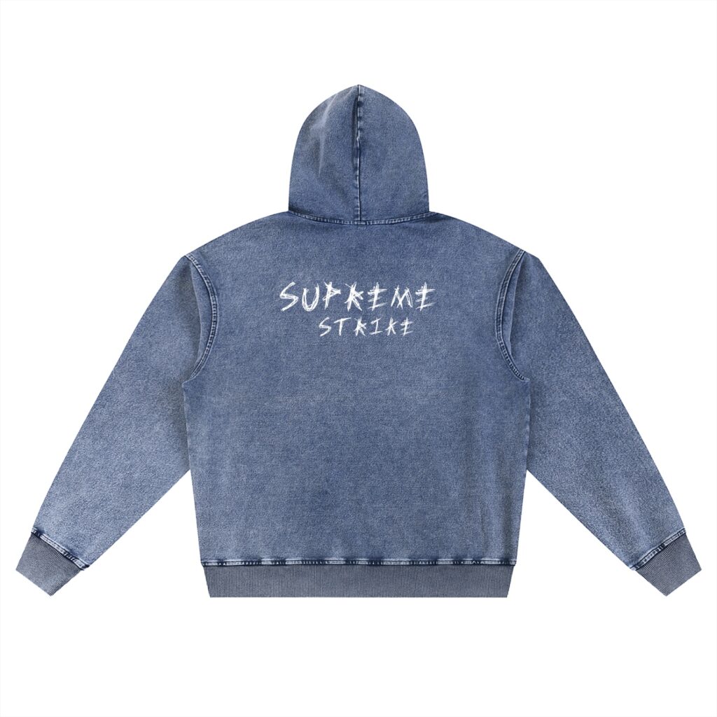 Snow Wash Oversized Hoodie