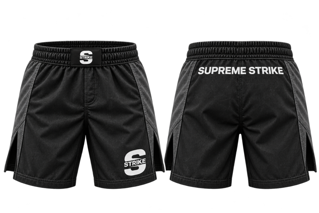 Supreme Strike Black Fight Shorts