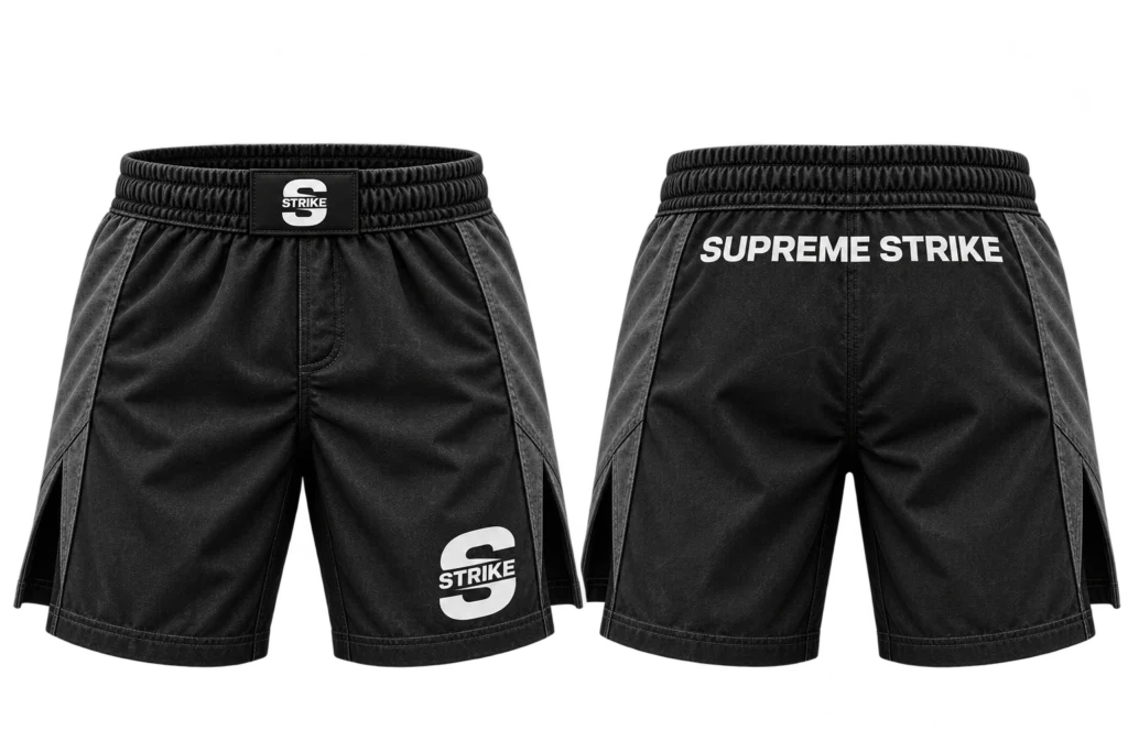 Supreme Strike Black Fight Shorts