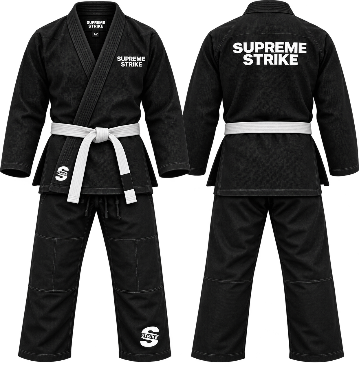 Supreme Strike Black BJJ Gi