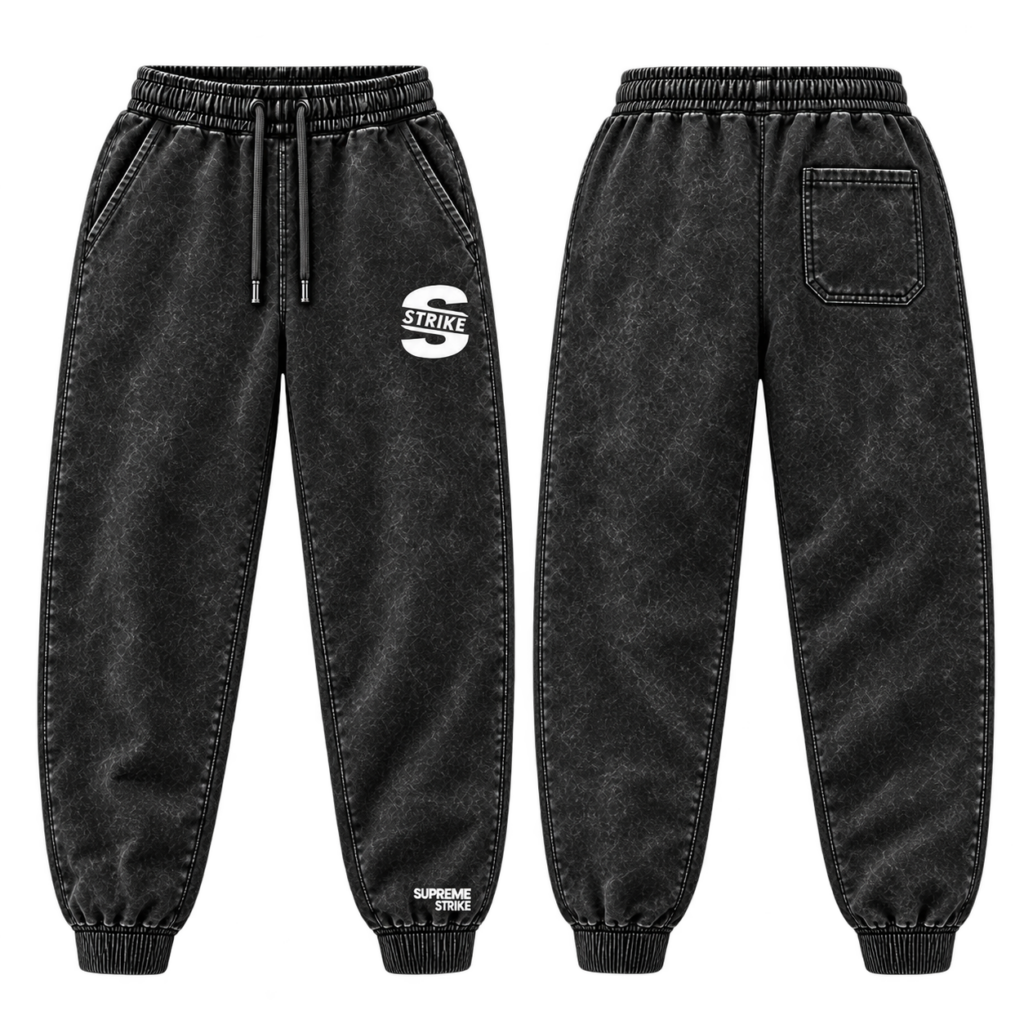 Supreme Strike Acid-Wash Joggers