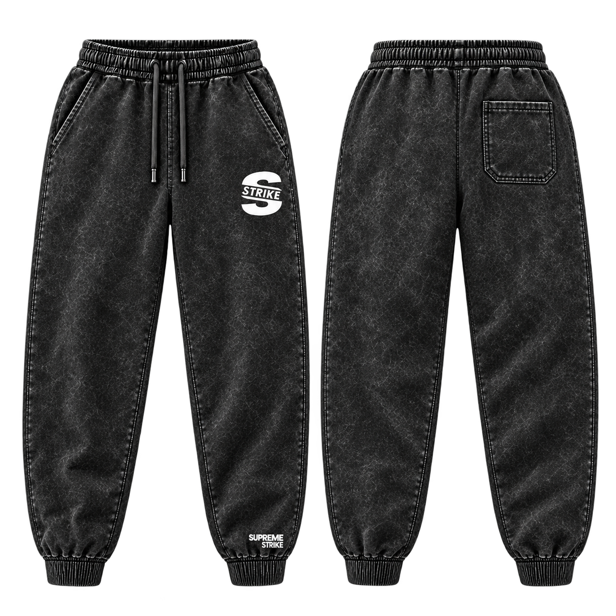 Supreme Strike Acid-Wash Joggers
