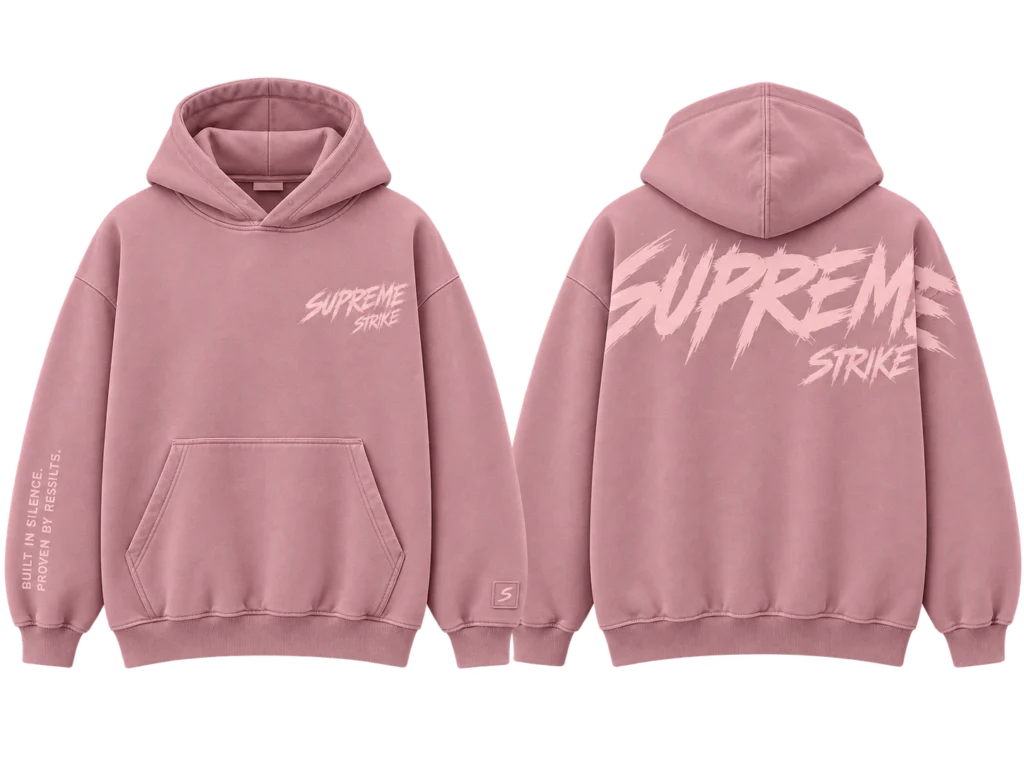Supreme Strike Oversized Acid-Wash Hoodie