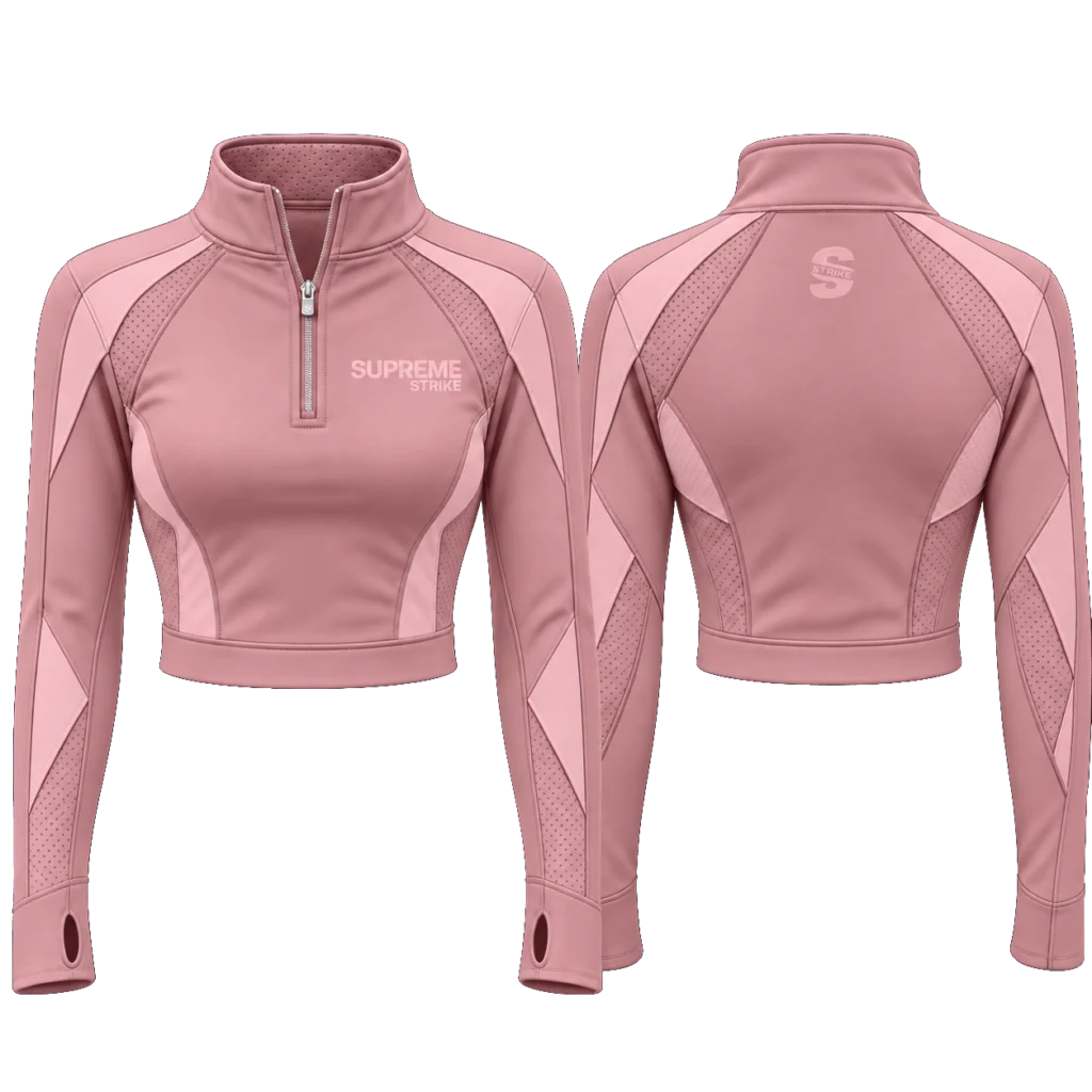 Supreme Strike Cropped Performance Quarter Zip