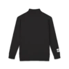 Embroidered Skull Half‑Zip Pullover — Minimal Gothic Fleece