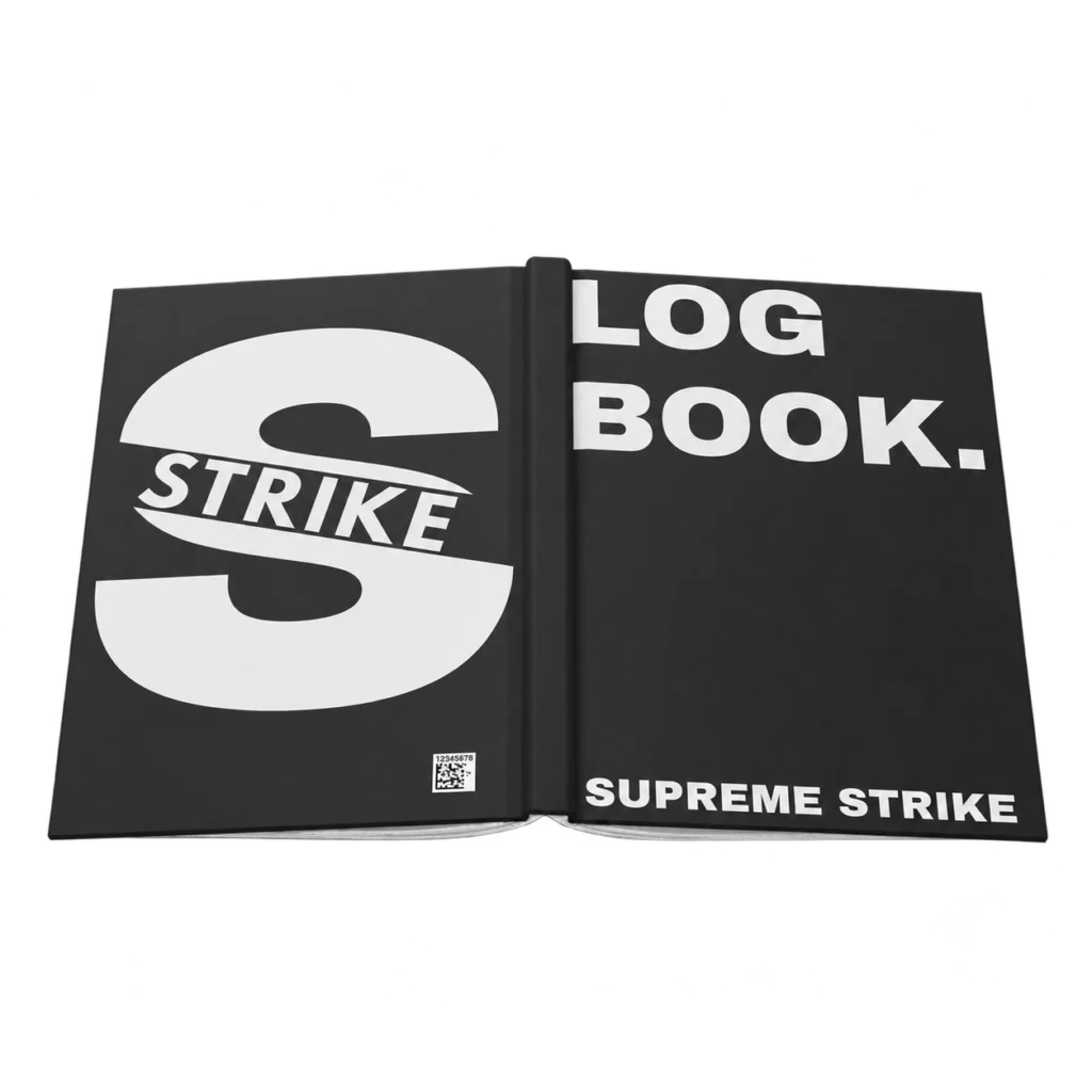 Log Book Hardcover Notebook